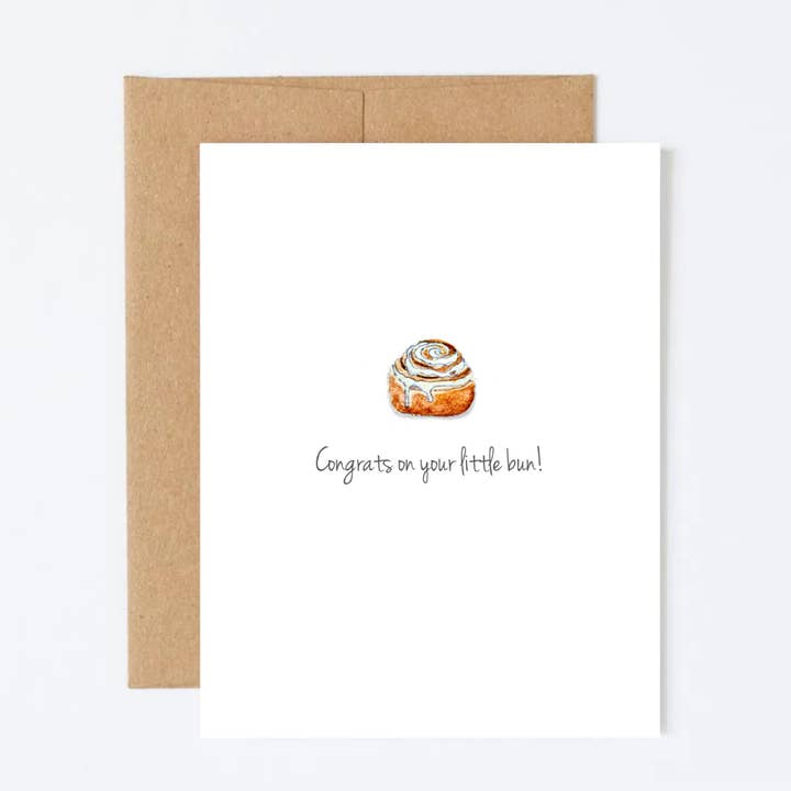 Herzlichen Glückwunsch zu Deinem kleinen Wunder! Grußkarte für den Großhandel von Inkwell & Poppy