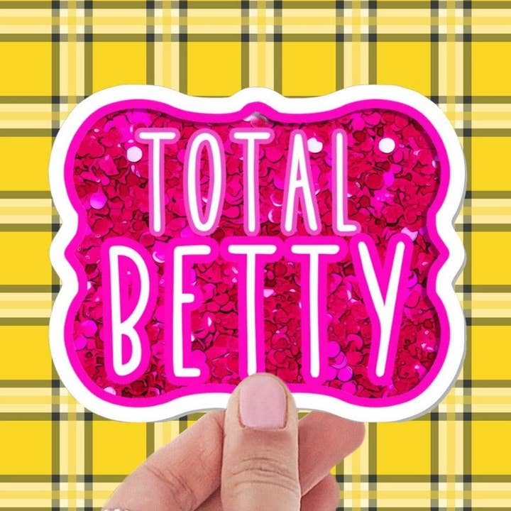 Total Betty sticker, funny stickers, stickers for laptop for wholesale by Otto's Grotto