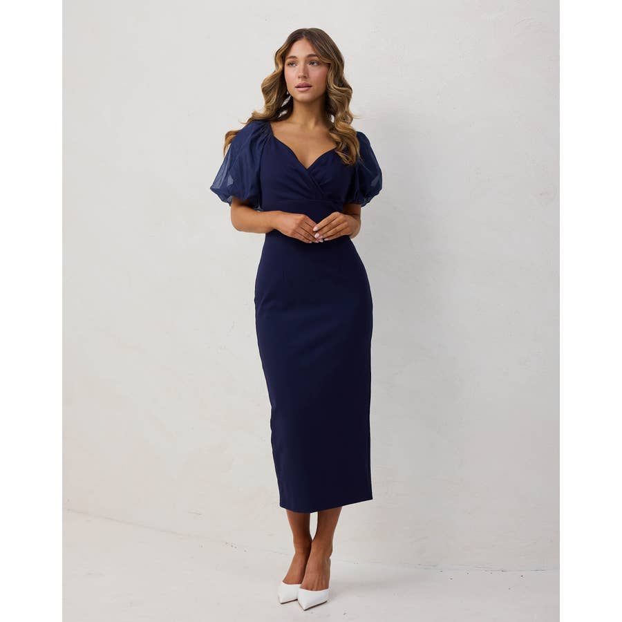 Jeslyn Dress-Navy for wholesale by Twosisters The Label