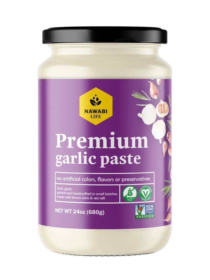 Nawabi Life Premium Garlic Paste – 24.7 oz (700g) for wholesale by Holy Sauce