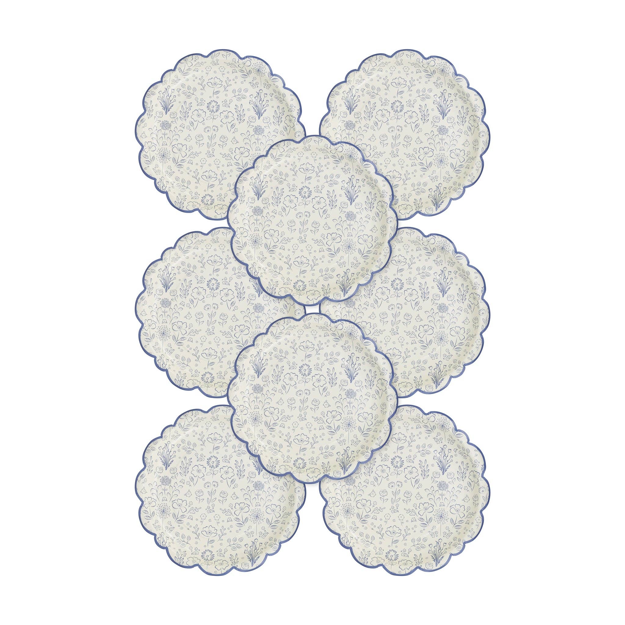 My Mind’s Eye - Wholesale Disposable Plate - PEM1041 - Pembroke Floral 10" Paper Plate5