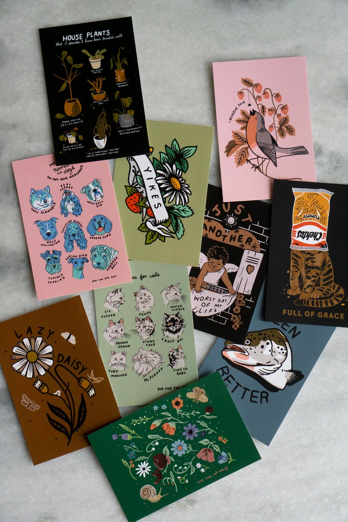 Stay Home Club – wholesale Postcard set – SHC 20 Postcard Pack2