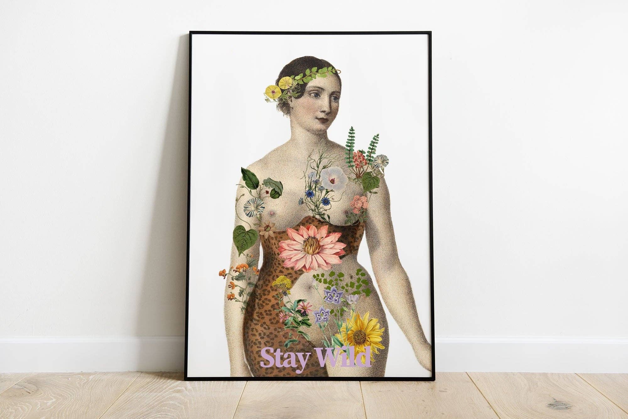 PRRINT! - Wholesale Art Print - Feminist Art Stay Wild Woman1