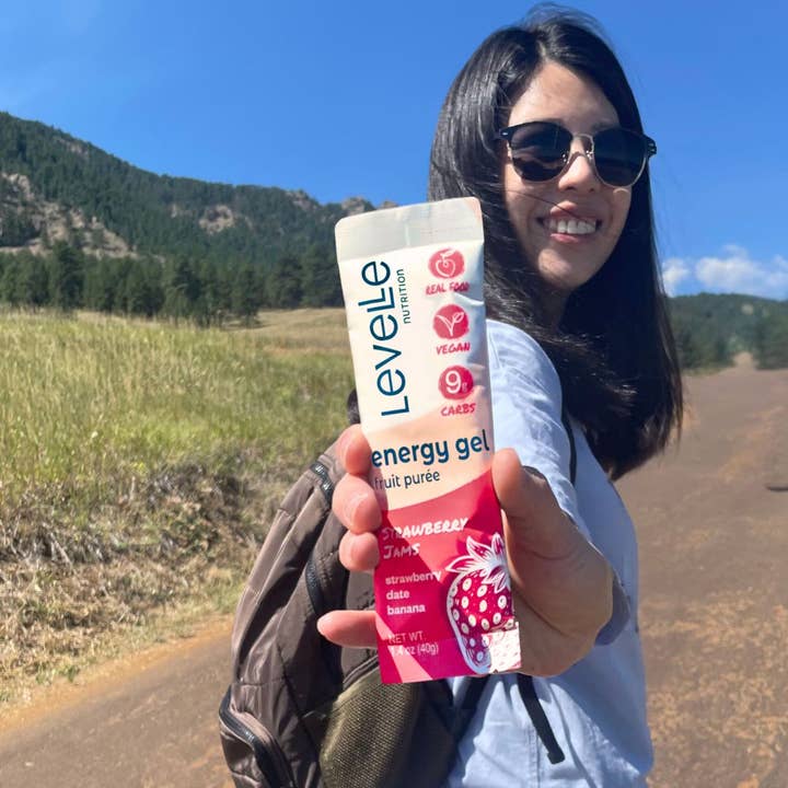 Levelle Nutrition - Wholesale Sports/Energy Drink - Strawberry Jams Energy Gel - Vegan (40g)5