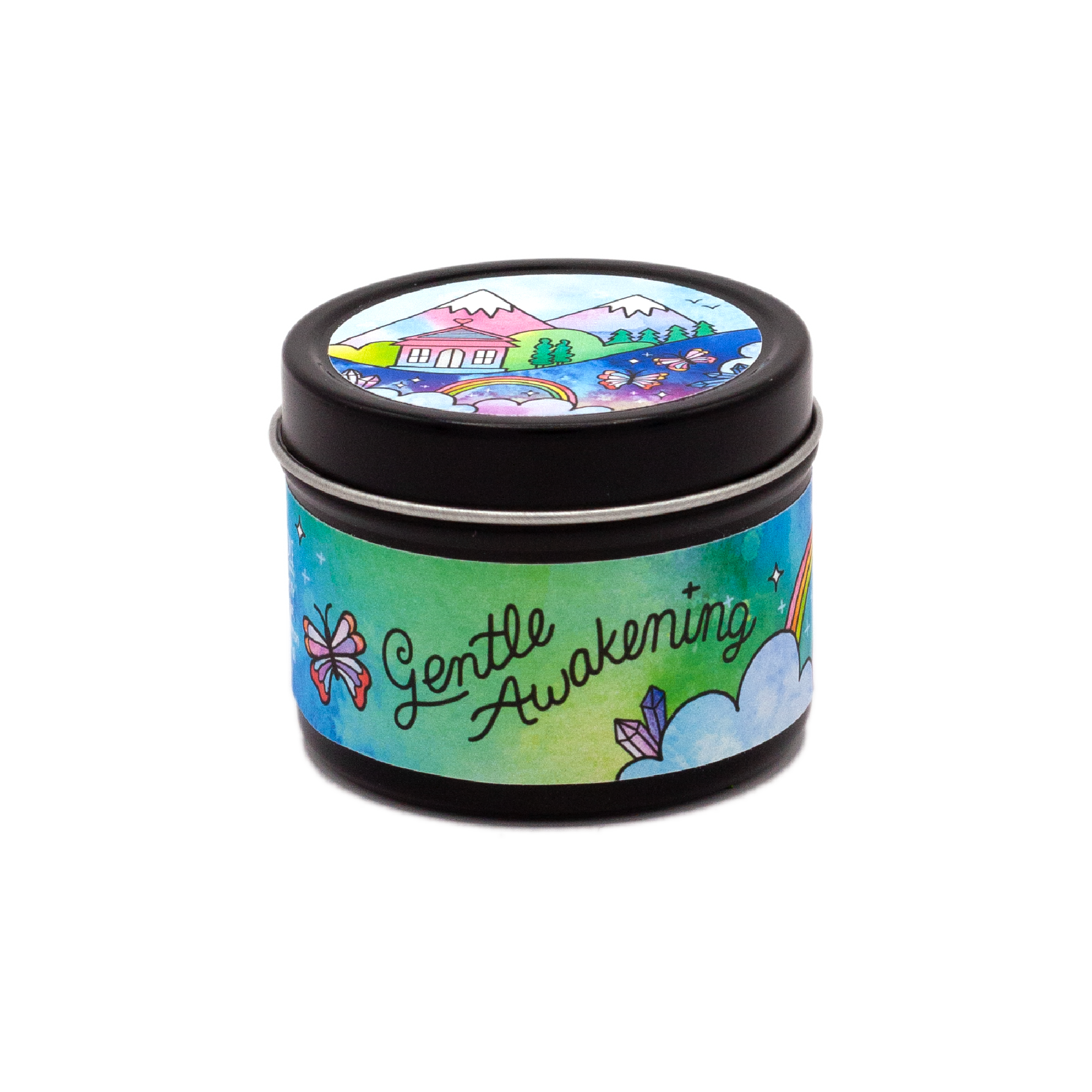 Rachel Beyer - Wholesale Travel Candles - Gentle Awakening Aromatherapy Candle - Lavender & Woodsy0