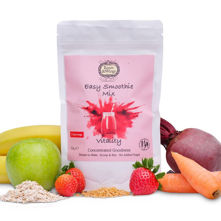 Easy Smoothie Mix Vitality NEW! for wholesale by Roots & Wings Organic