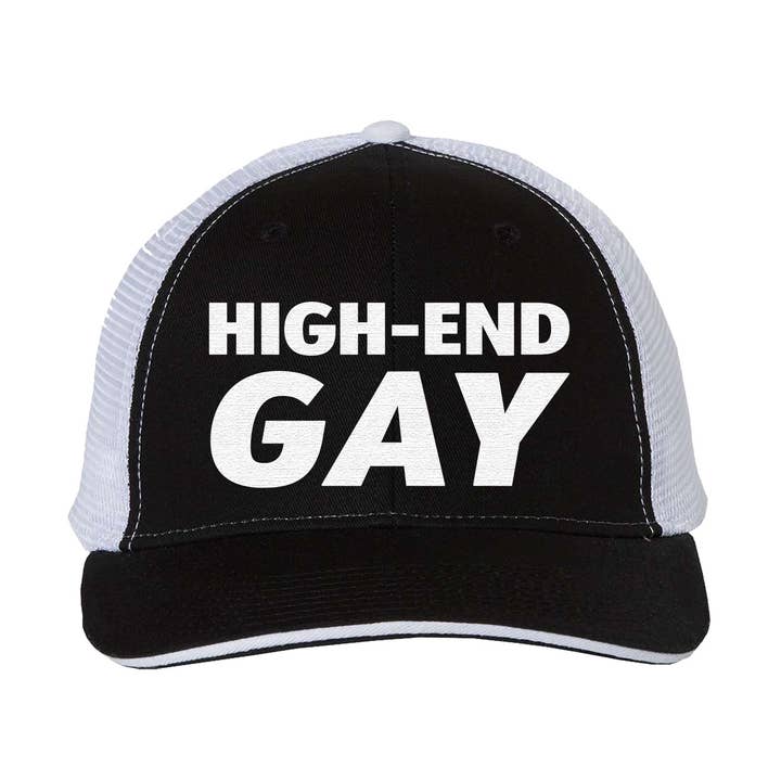 Gorro de camionero bordado High End Gay para venta al por mayor de Calm Down Caren