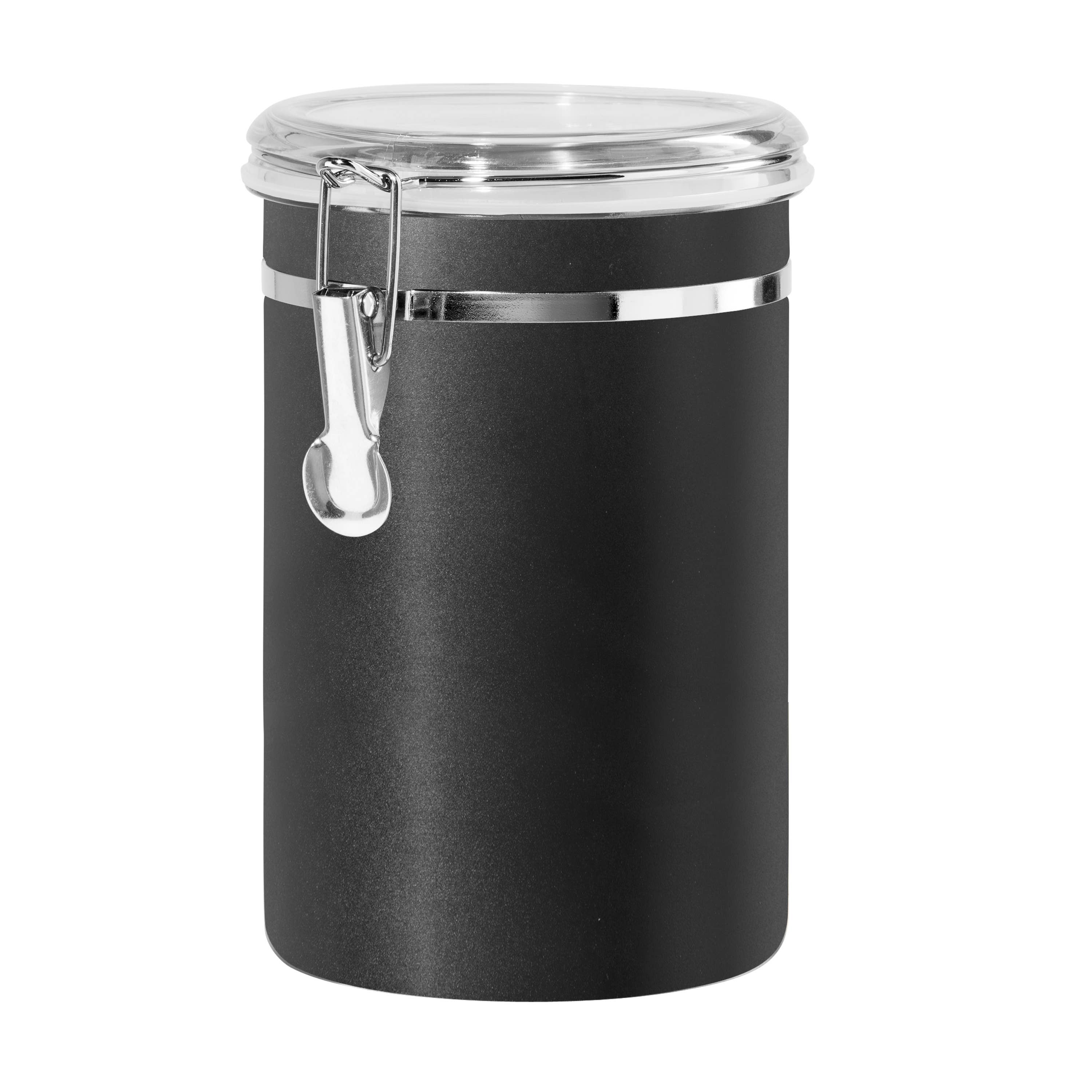 Oggi - Wholesale Canister - Food Canister - Stainless Steel & Clear Lid (7.5" H, 62 oz)8