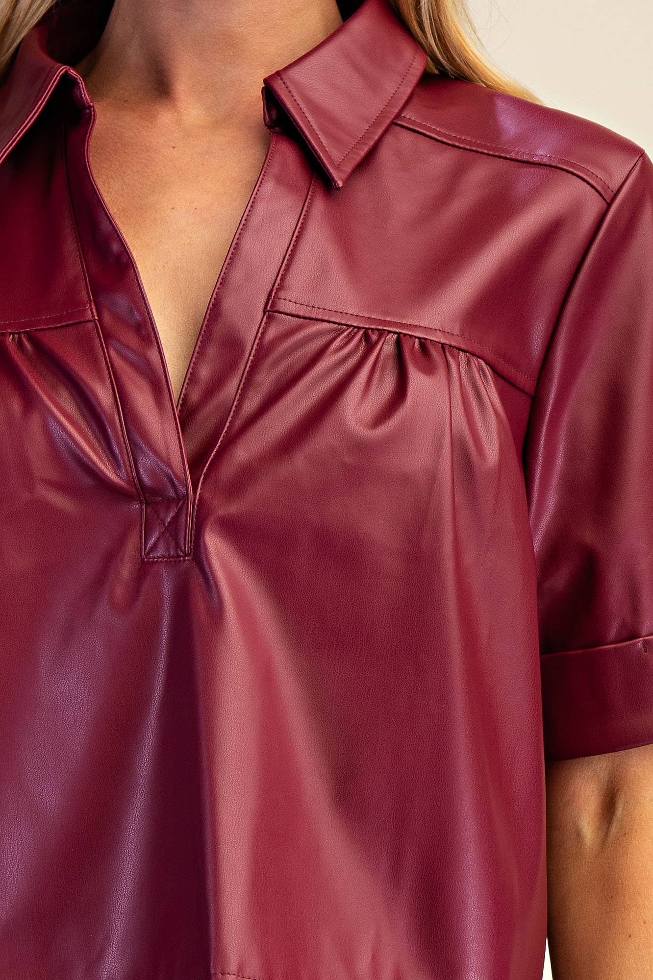 Glam - Wholesale Blouse - Women's - Short-Sleeve Swing Top5