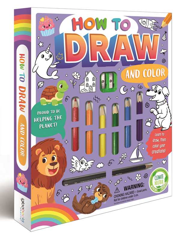 Simon & Schuster - Wholesale Coloring & Activity Book - Kids & Baby - How to Draw and Color Set by IglooBooks0