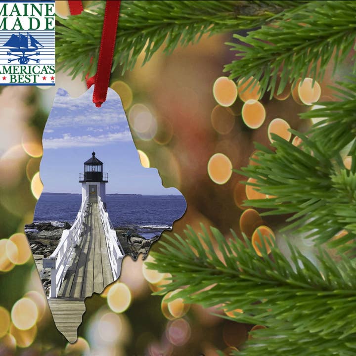 Marshall Point Lighthouse| Made in Maine Nautical for wholesale by FlutterThatShutter