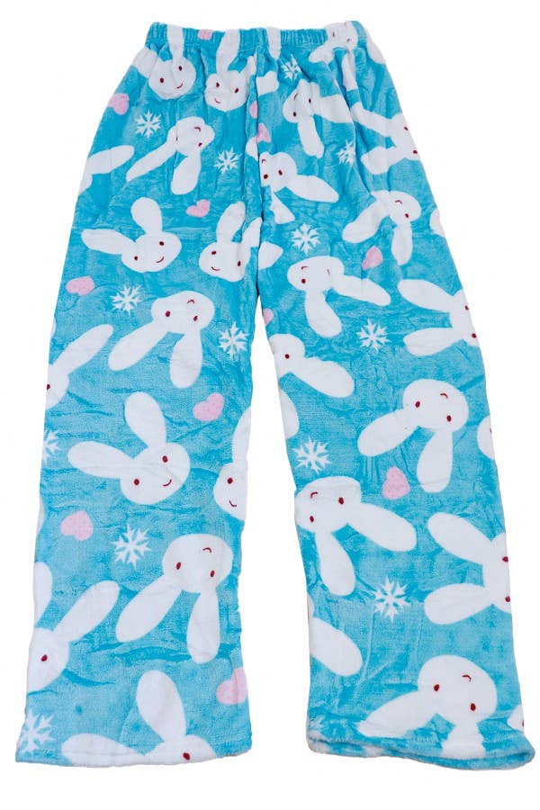 Cap Zone - Wholesale Sleepwear Bottom - Women's - Fuzzy Plush Lounge Pajama Pants0