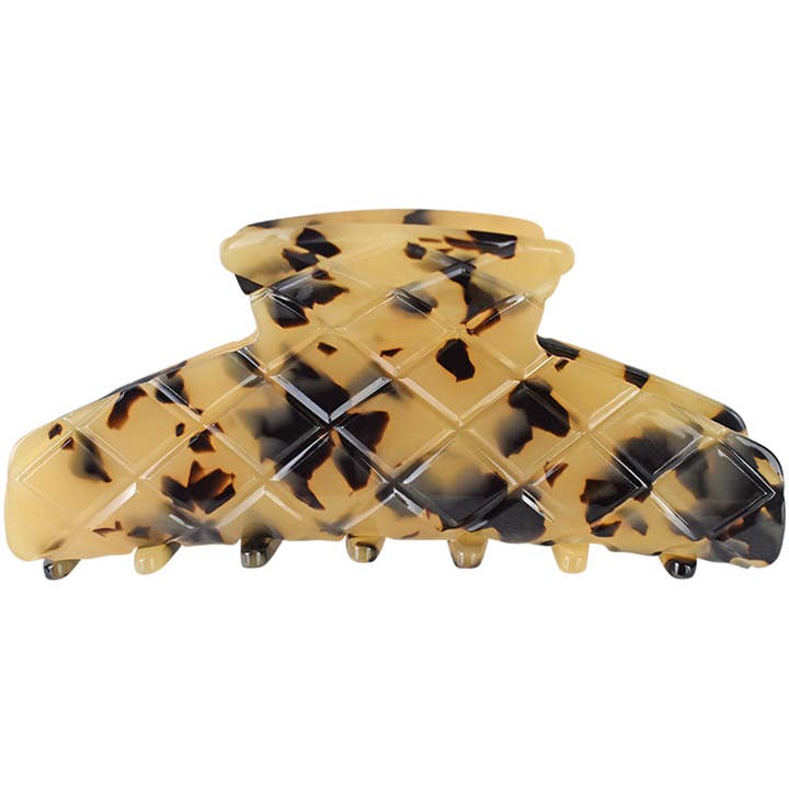 Kirks Folly - Wholesale Hair Clip - Women's - Parisian Butterscotch Tortoise Large Hair Claw Clip