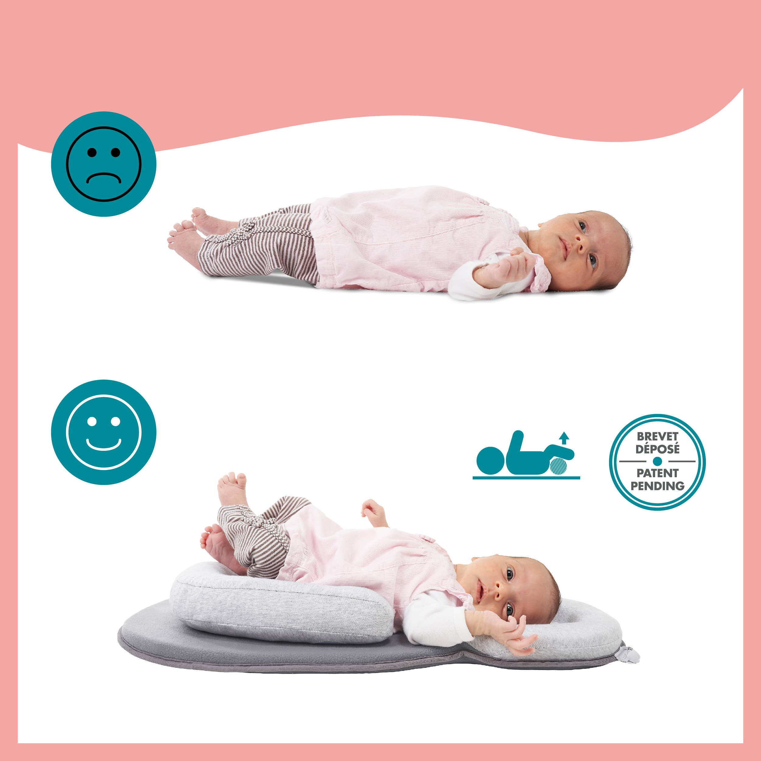 Babymoov - Wholesale Lounger - Baby - Socosy Organic Baby Lounger Smokey3