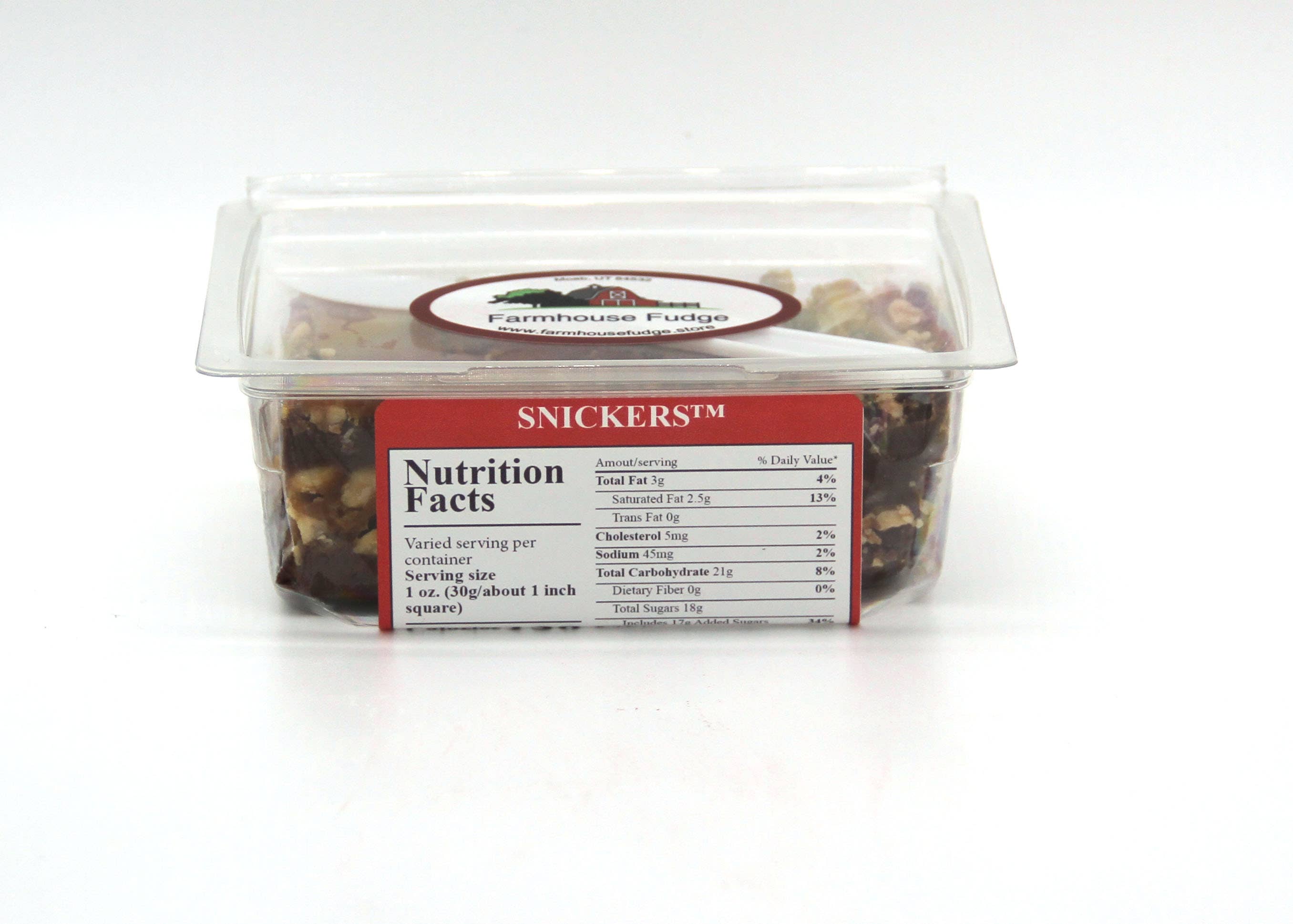 Farmhouse Fudge - Wholesale Fudge - Snickers™ Fudge 8 oz.1