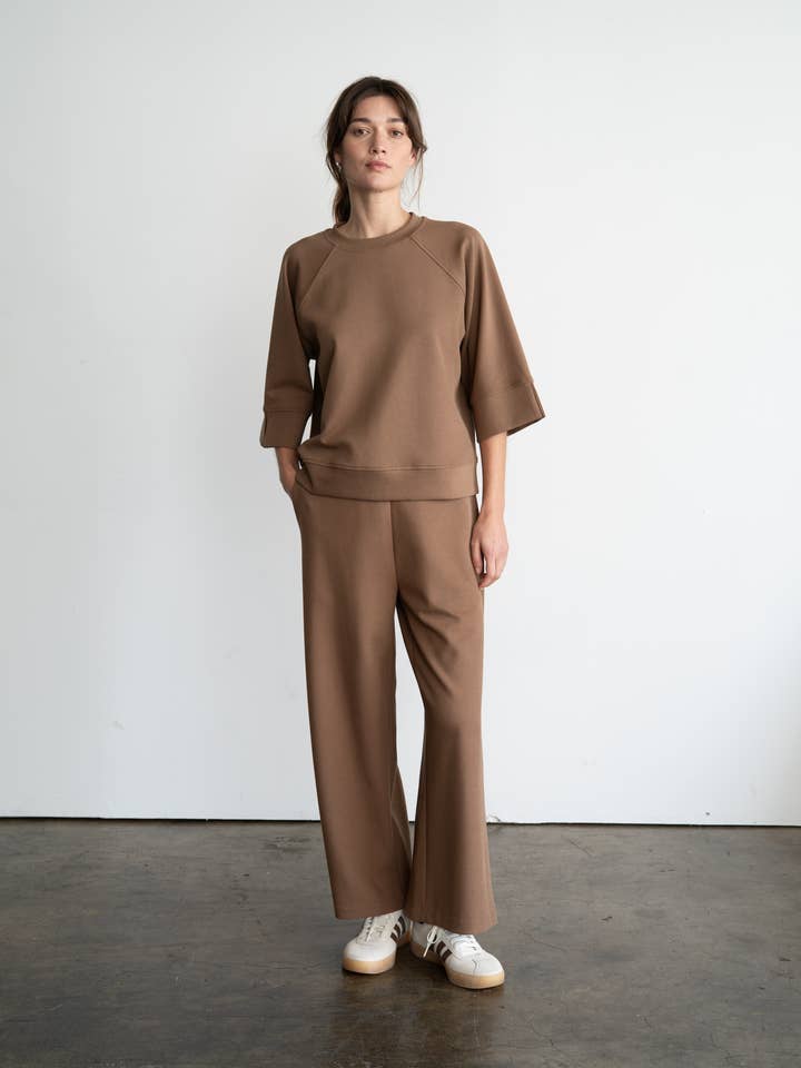 WIDE-LEG RELAXED TROUSER for wholesale by ELLE GREY