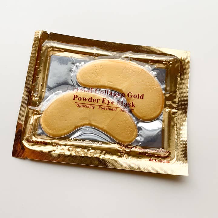 LUNA Nail Wraps - Wholesale Eye Treatment Mask - 24k Crystal Collagen Gold Eye Mask1
