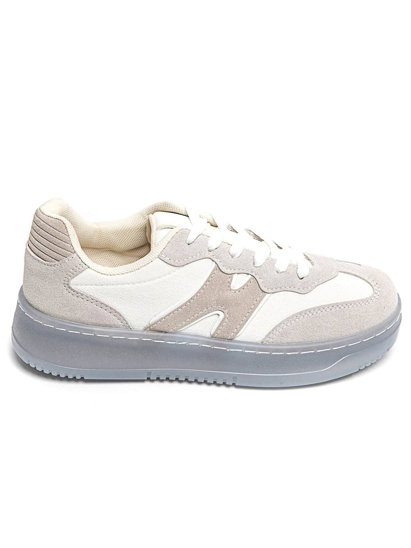 No Doubt Shoes – Engroshandel Lifestyle sneaker - Dame – KLASSISKE GADESKO I KONTRASTFARVER MED SNØREBÅND I IMITERET RUSKIND12