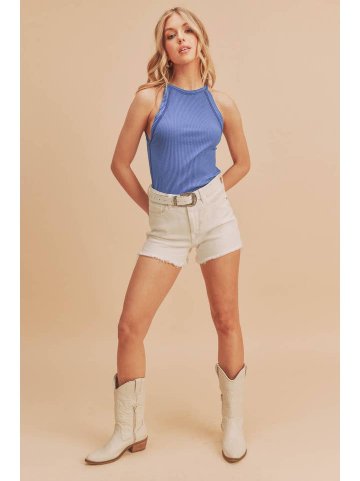 AEMI + CO - Wholesale Tank Top - Women's - 8209BN Edie Solid Tank