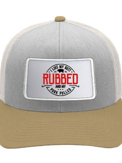 Butt Rubbed & My Pork Pulled | Men's Structured Trucker Hat for wholesale by BRIEF INSANITY