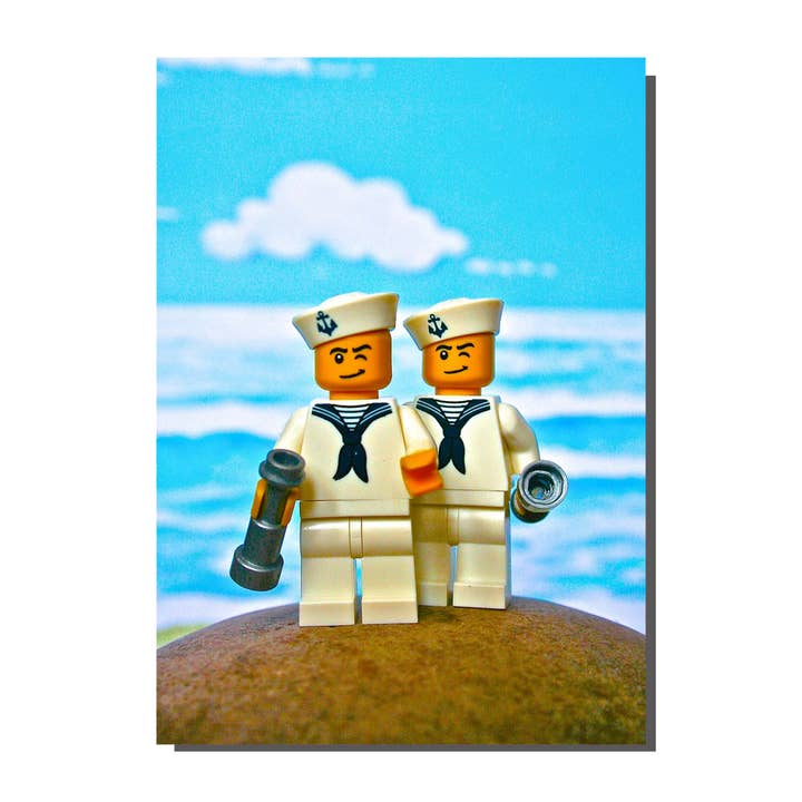 Happy Sailors Card (pack of 6) for wholesale by Bite Your Granny