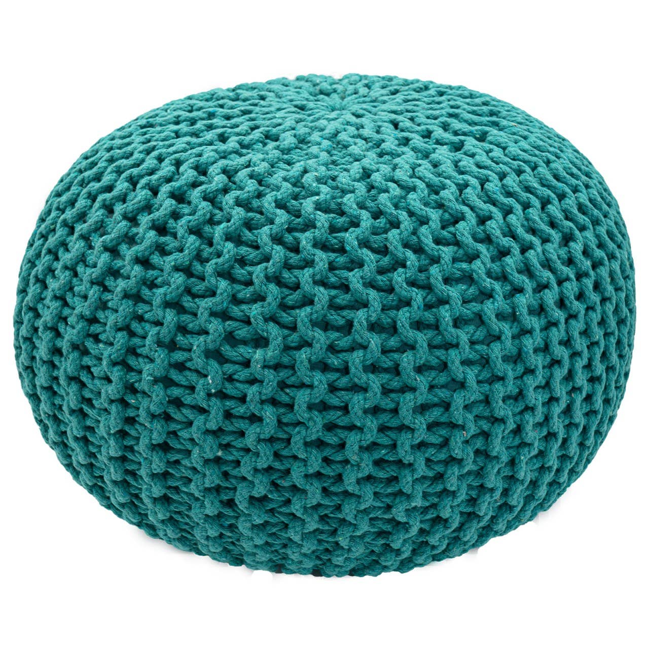 Voglrieder - Wholesale Pouf - Pouf, diameter 55 cm, knitted stool, pouf, pouf, floor cushion, large31