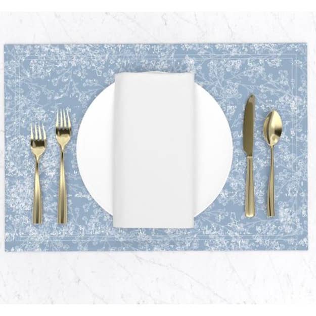 Wildflower Texture Placemats for wholesale by Fox & Willow Design Studio