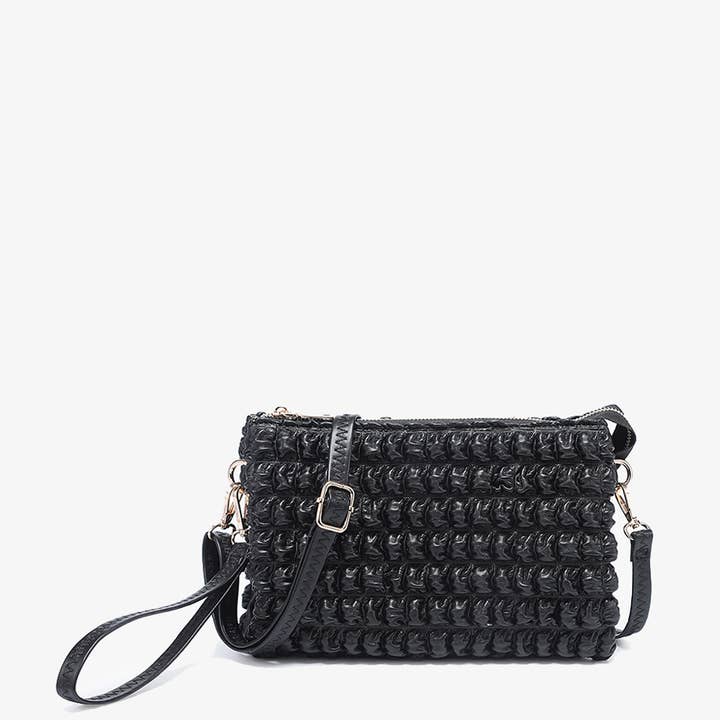 Jen & Co. - Wholesale Crossbody Bag - Women's - M2056BPFR Izzy Bubble Puffer Crossbody0