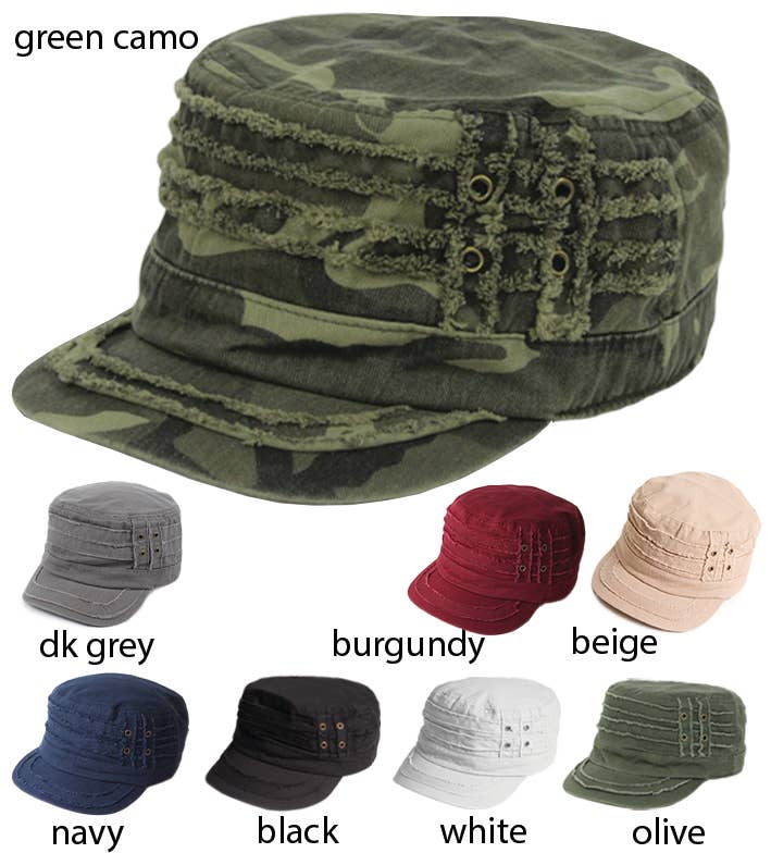 David And Young - Wholesale Newsboy/Schoolboy Hat - Women's - Distressed Detail Cadet4