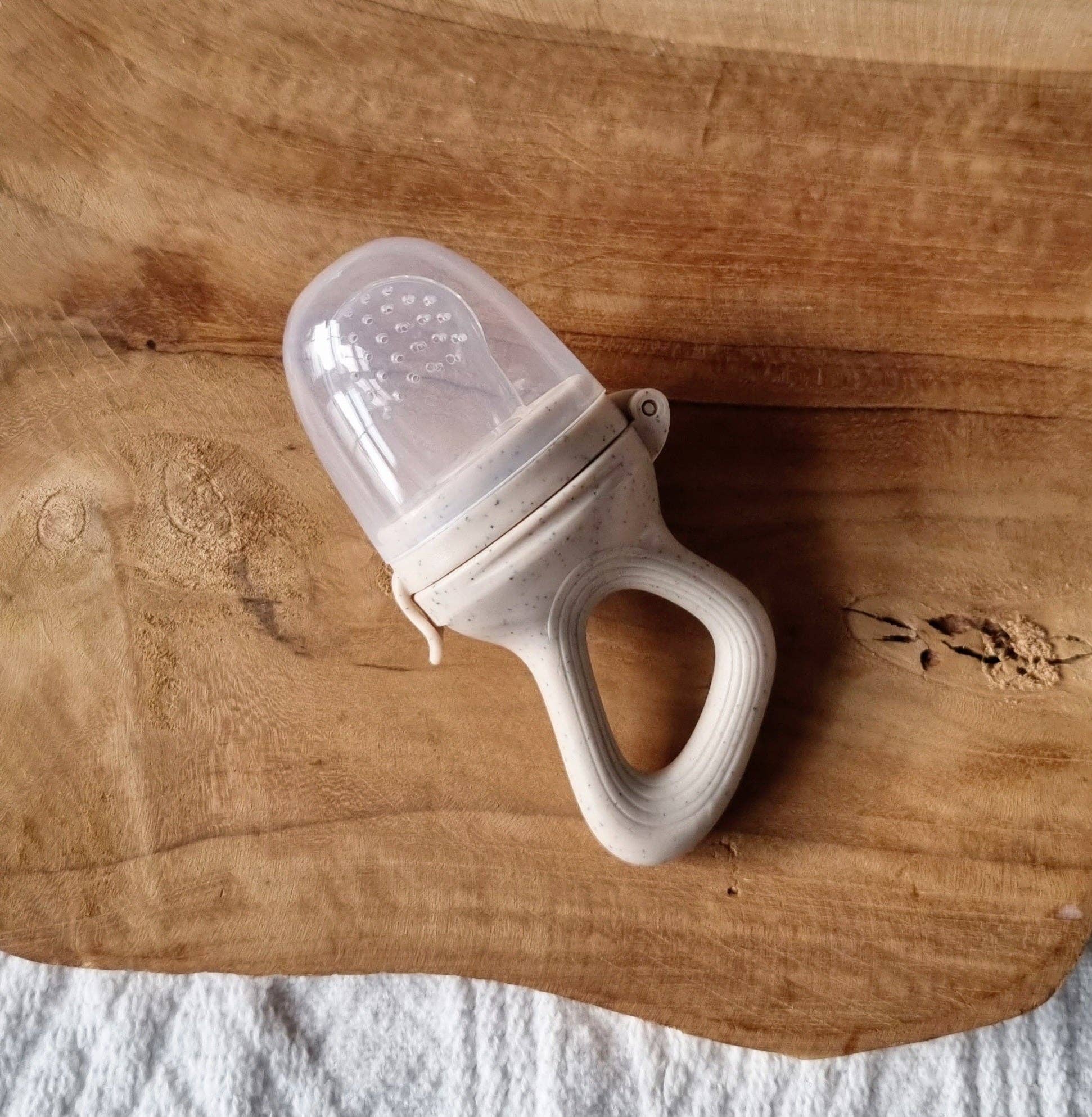 Rammelaartje - Wholesale Teether (Not Clip-On) - Baby - Fruit Food Pacifier - Beige Dotted7