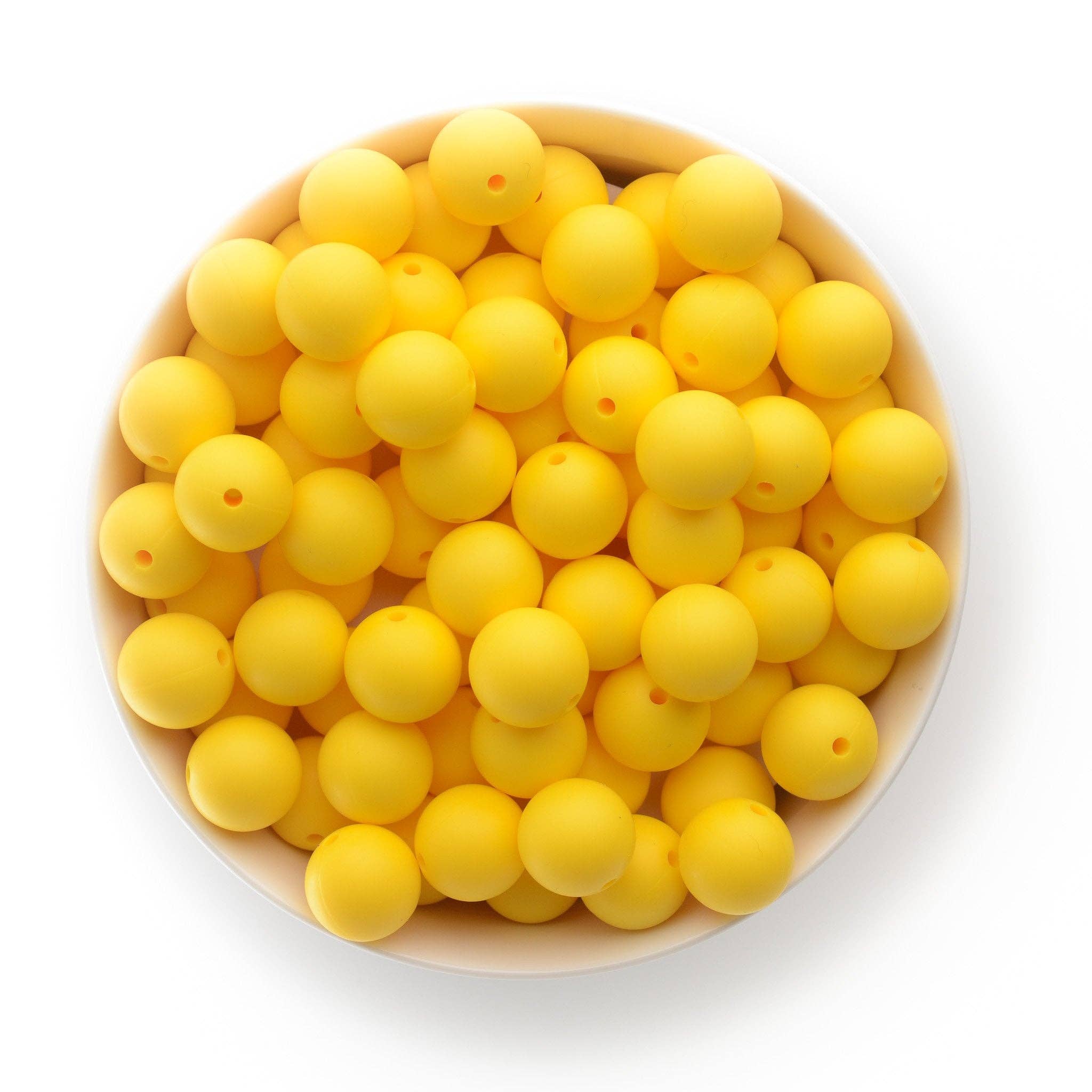 Cara & Co Silicone Craft Supply - Wholesale Beads - 15mm Round Silicone Beads76