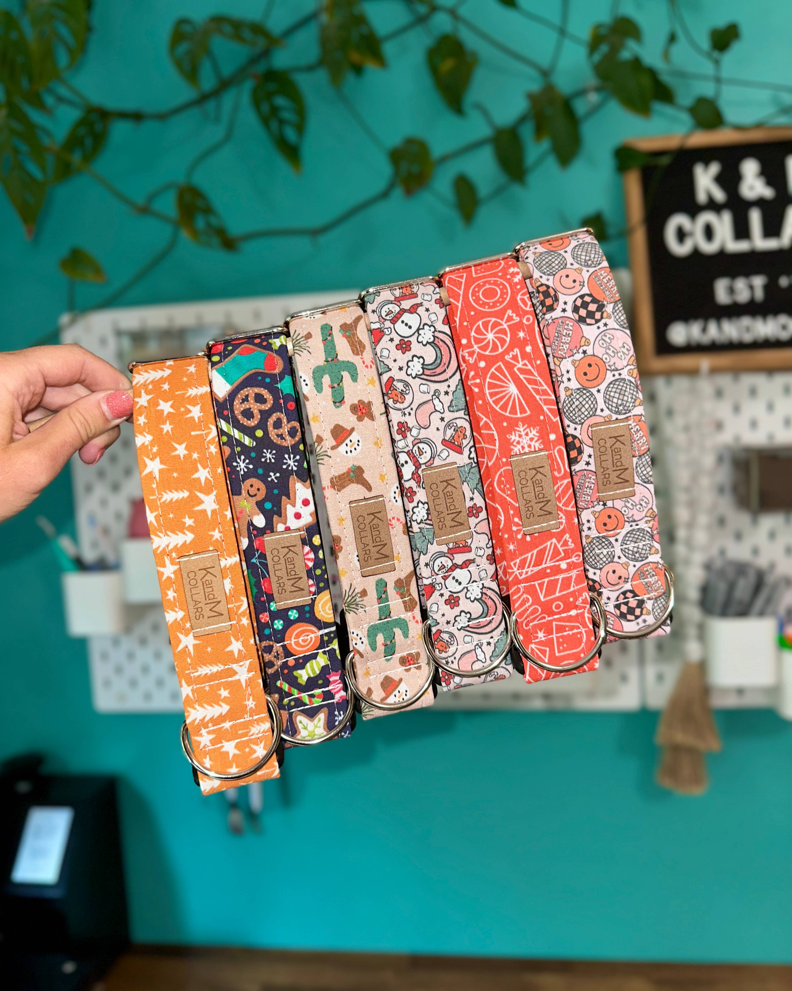 K and M Collars – Engroshandel Halsbånd - Hund – Christmas Snacks Hundehalsbånd1