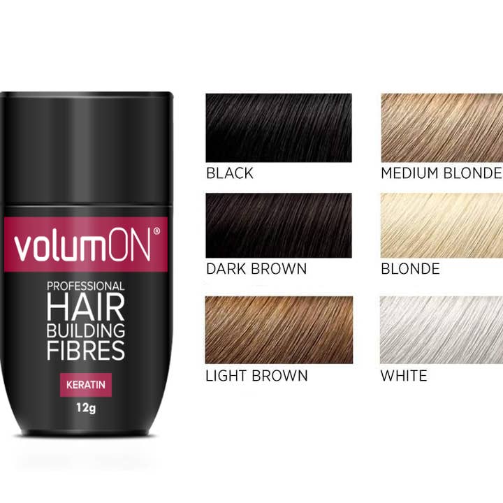 My Wholesale Warehouse - Wholesale Hair Thinning/Loss Treatment - Volumon Hair Building Fibres - KERATIN 12g