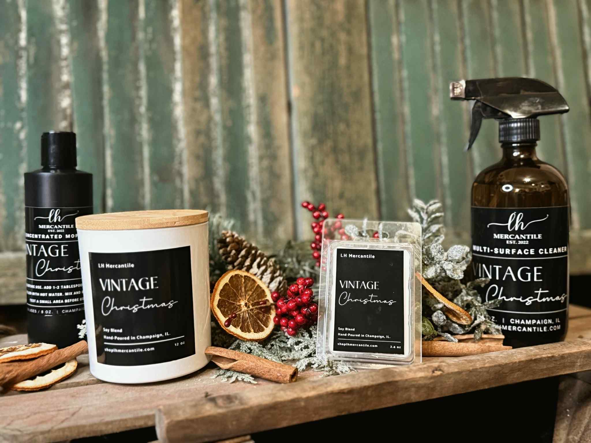 LH Mercantile - Vendita all'ingrosso Candela in vasetto - Candela Vintage di Natale | Candela Boutique1