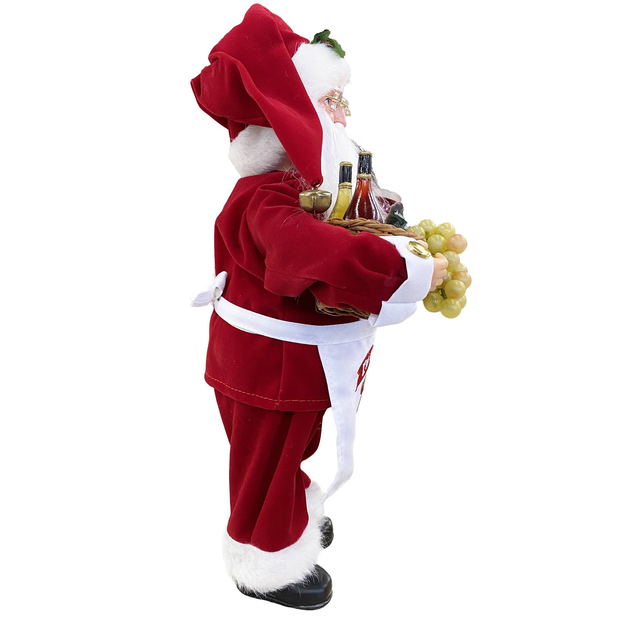 Santa’s Workshop Inc. - Wholesale Christmas Decoration - 15" Wine Christmas Claus2
