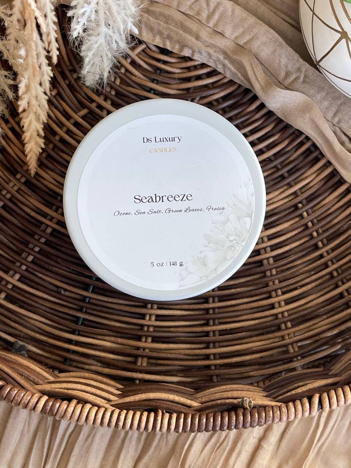 Seebreze - Vela em lata de viagem de 5 oz por atacado de DS Luxury Candles