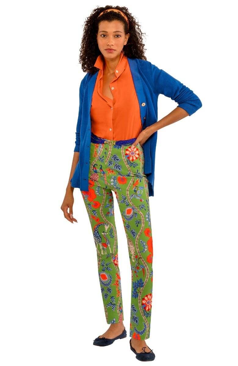 Gretchen Scott LLC – Großhandel Hose – Damen – GripeLess Pull-On-Hose - Jungle Symphony25