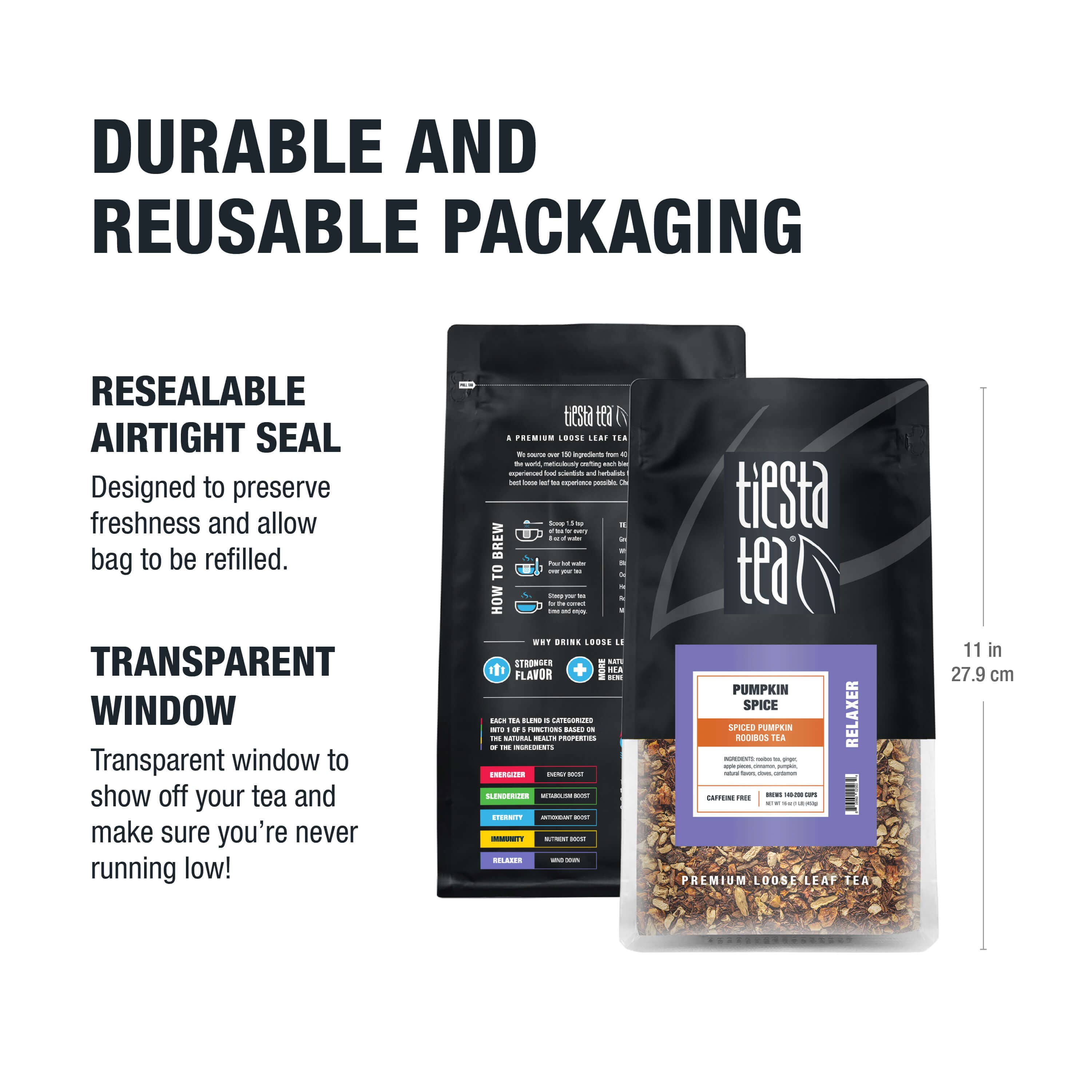 Tiesta Tea Company (loose leaf teas & accessories) - Wholesale Loose tea - Pumpkin Spice Tea | Spiced Pumpkin Rooibos Loose Leaf11