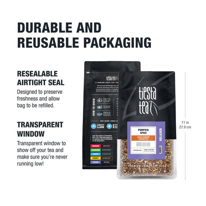 Tiesta Tea Company (loose leaf teas & accessories) - Wholesale Loose Tea - Pumpkin Spice Tea | Spiced Pumpkin Rooibos Loose Leaf11