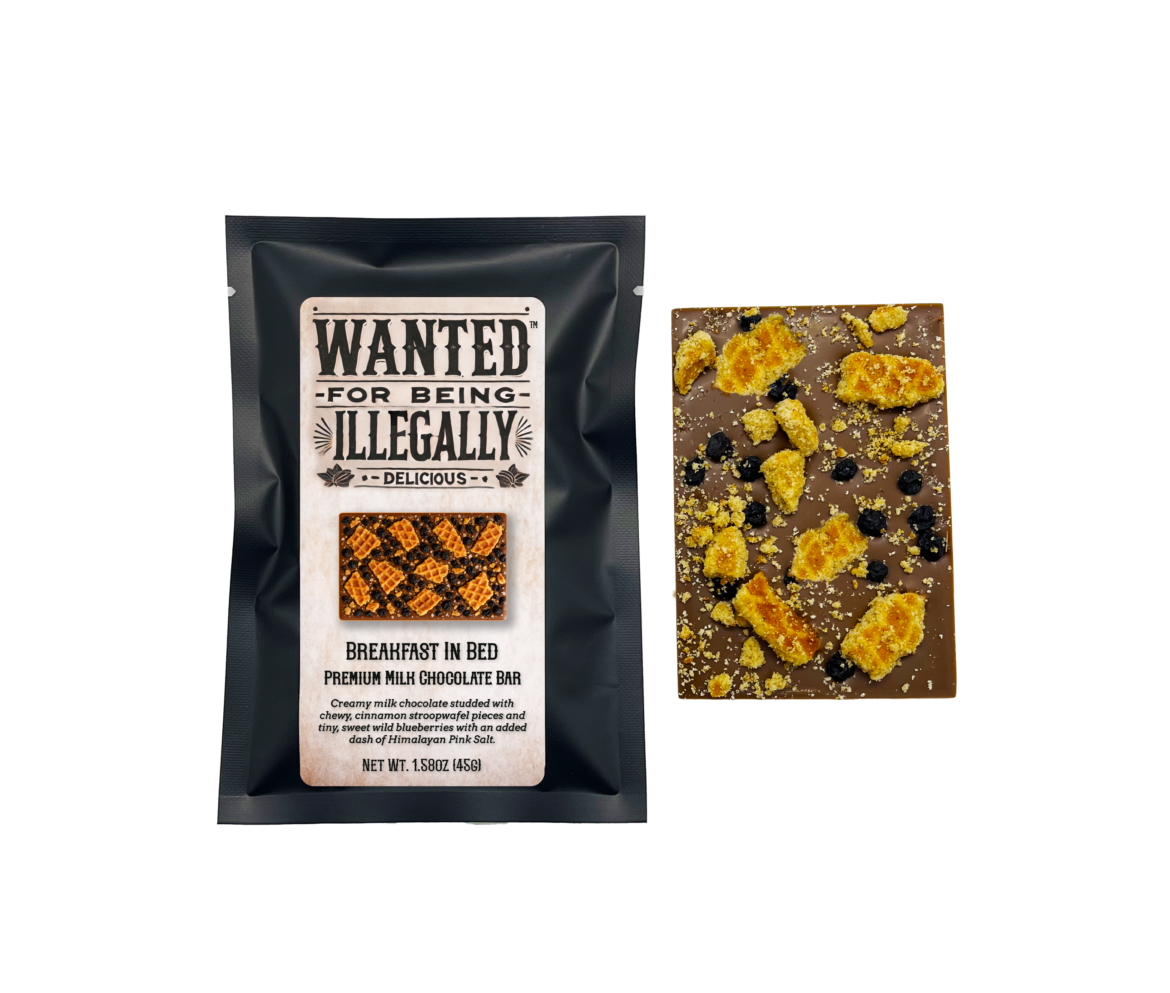 Buoyant Chocolates & Confections - Wholesale Chocolate Bar - WANTED Bar: Breakfast in Bed0