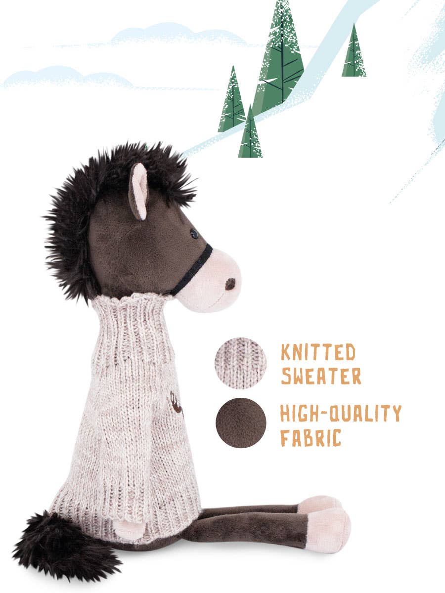 Orange Toys - Wholesale Stuffed/Plush Toy - Kids & Baby - Hugo the Horse Plush - 25cm - 0+6