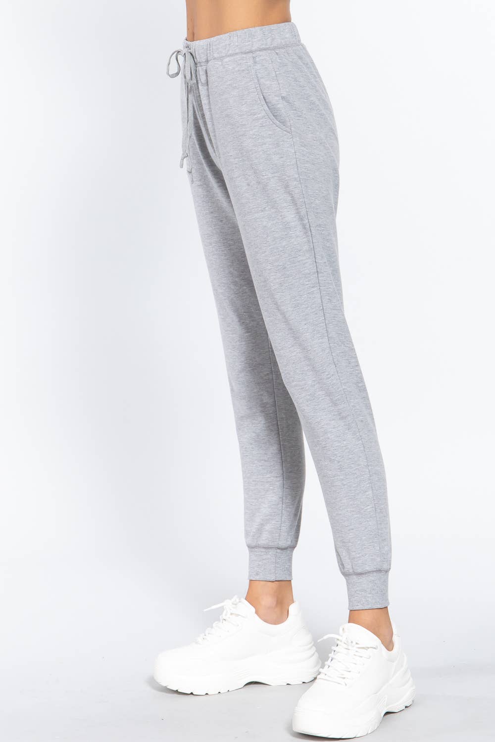 Active Basic | Active USA – calças de treino - Mulher por atacado – Calça jogger francesa Terry17