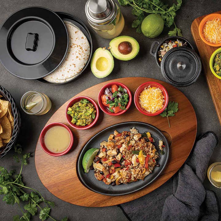 TableCraft Products Company - Wholesale Platter - Oval Sizzle Platter, Cast Iron5