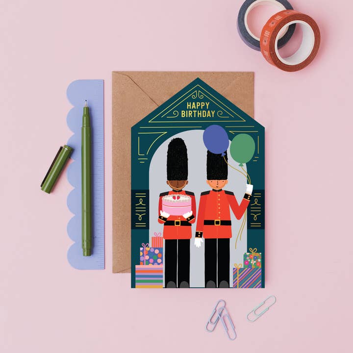 Mifkins - Wholesale Birthday Card - London Guards Birthday Card | London Icon Card1