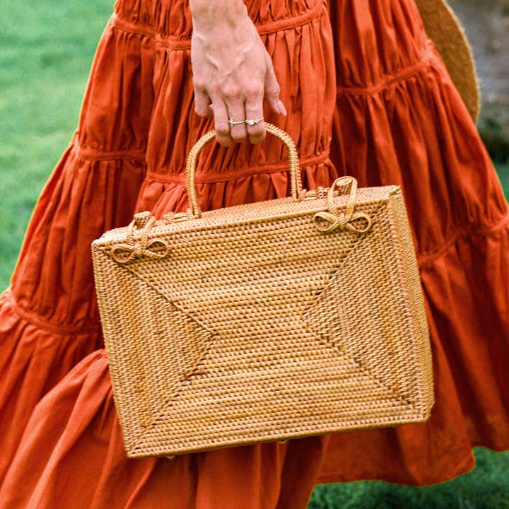 Brunna Co - Wholesale Beach Bag - RAHAYU Atta Rattan Bag
