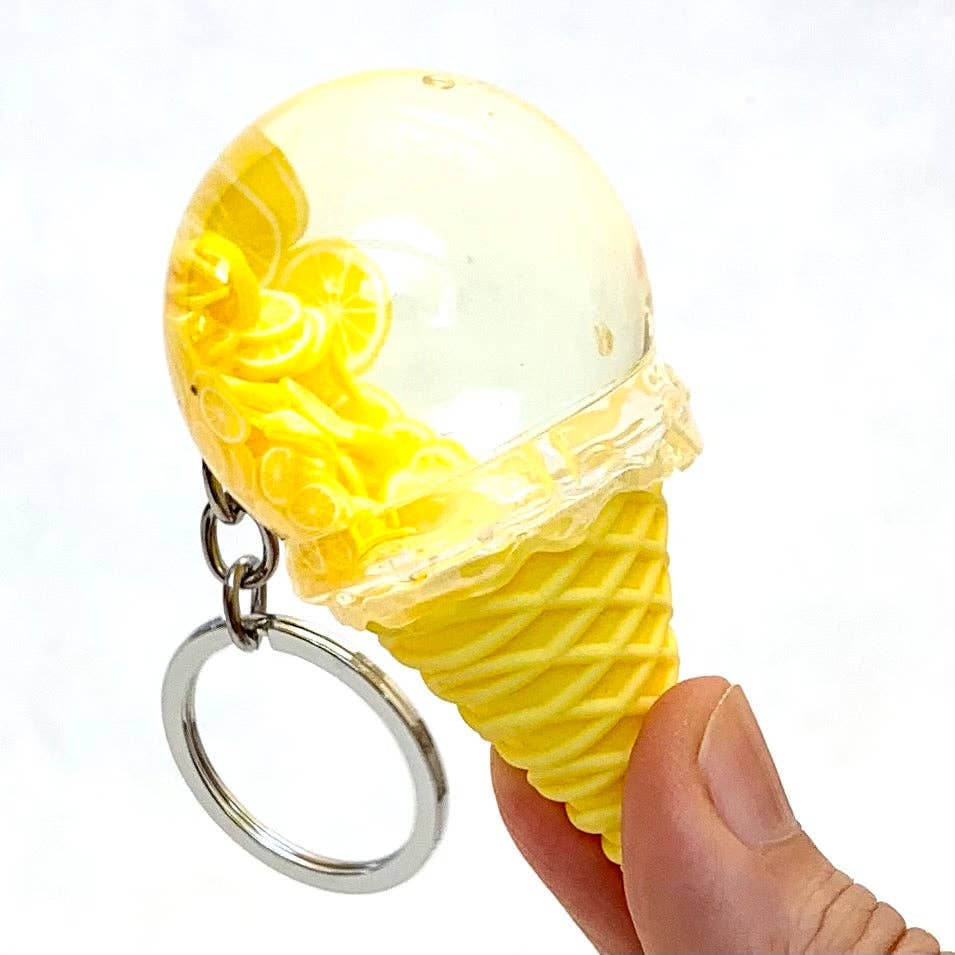 BCmini - Wholesale Keychain - Unisex - 12068 Fruit Ice Cream Floaty Key Charm1