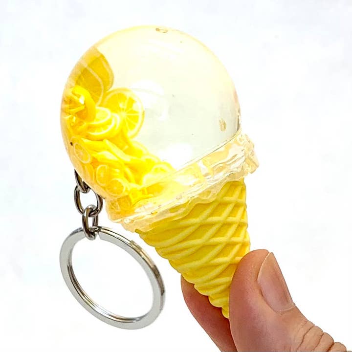 BCmini - Wholesale Keychain - Unisex - 12068 Fruit Ice Cream Floaty Key Charm1