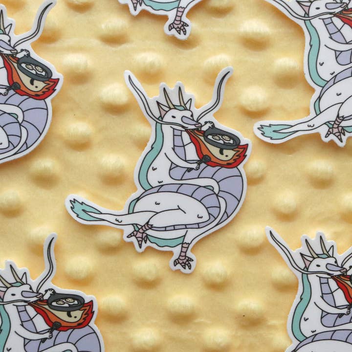 Autocollant Dragon Petit-Déjeuner pour la vente par Dbl Feature