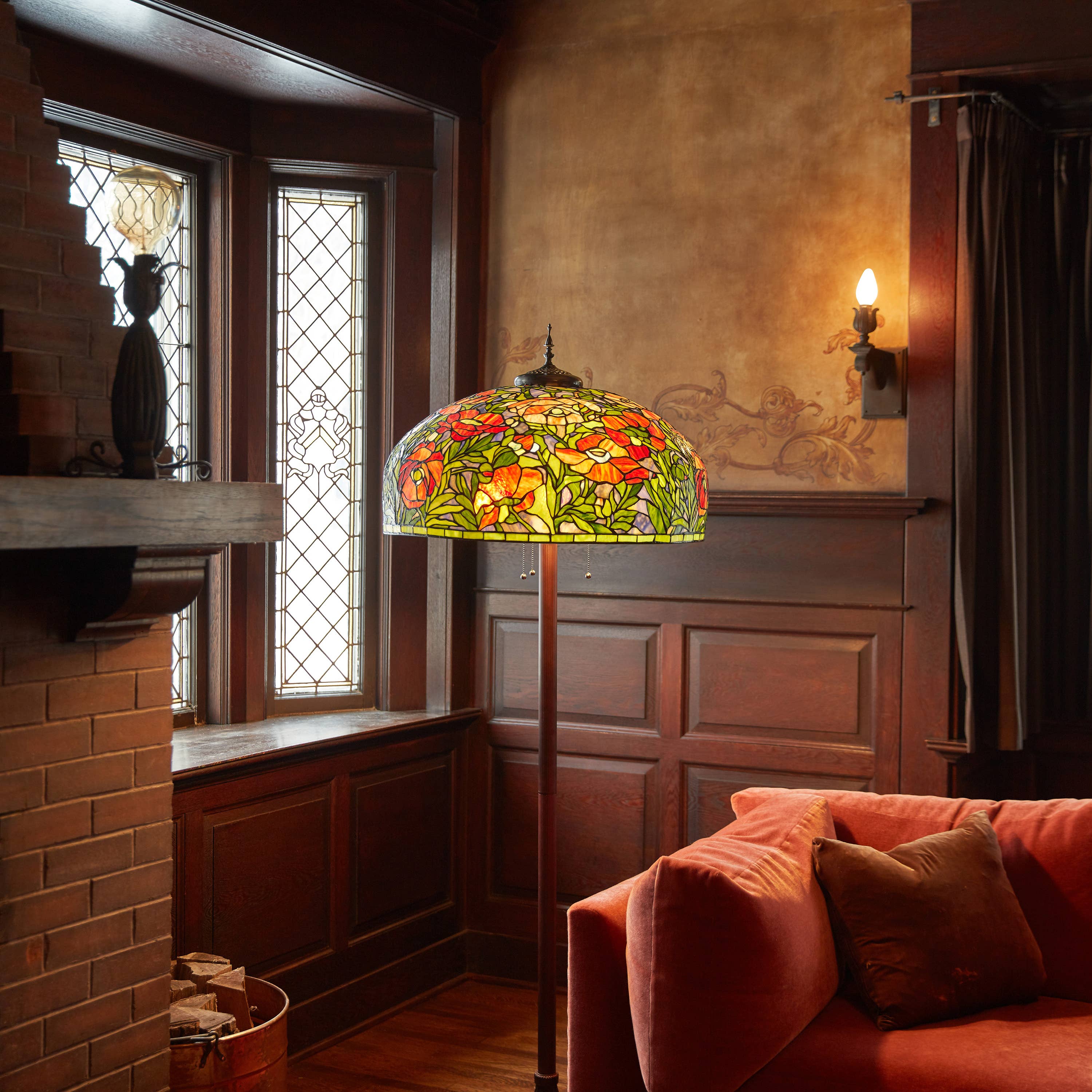 River of Goods - Wholesale Floor Lamp - 69"H Amaya Tiffany-Style Stained Glass Floor Lamp6