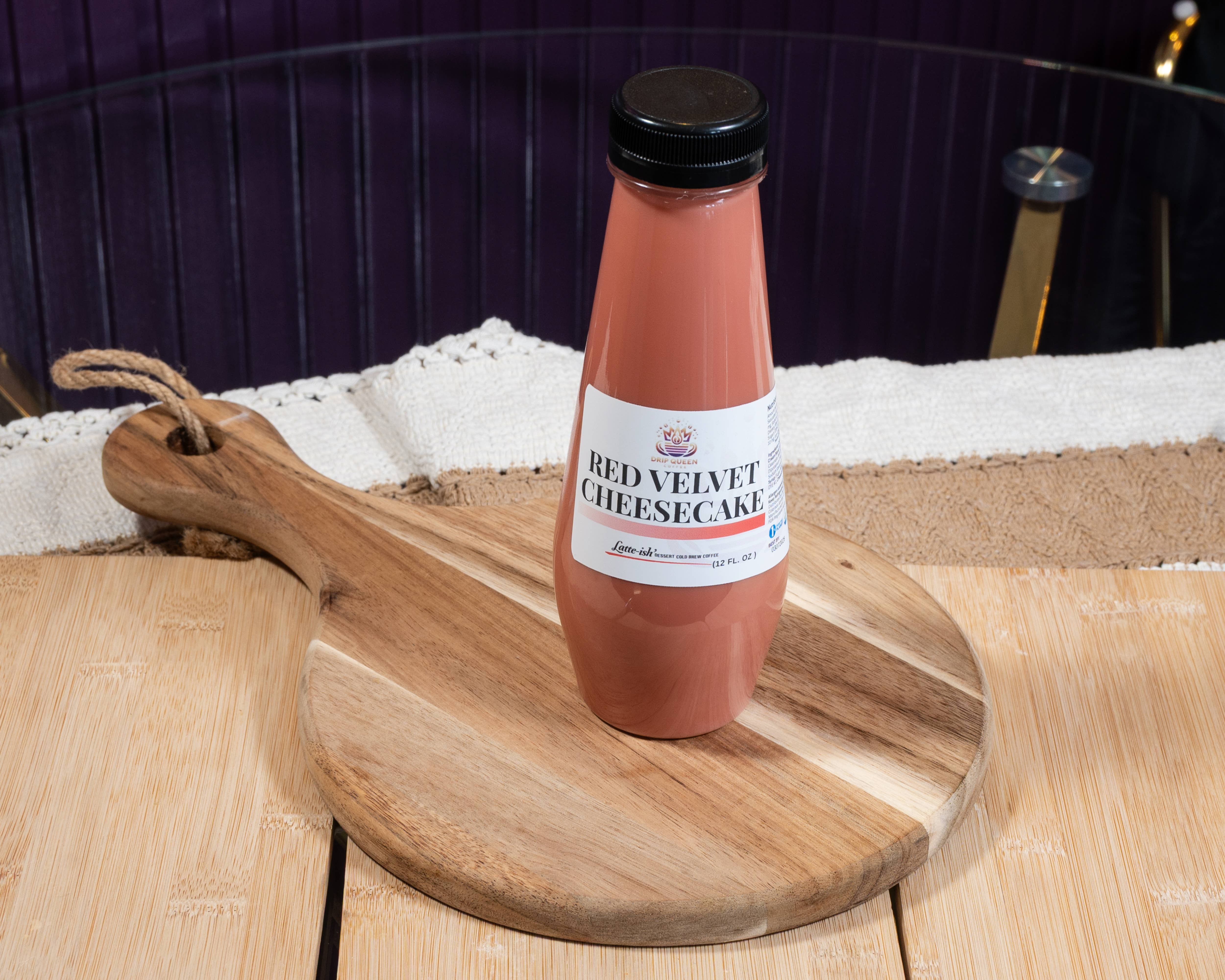 Drip Queen Coffee - Wholesale Iced Coffee/Cold Brew - Latte-ish Red Velvet Cheesecake Cold Brew Coffee 12/12oz4